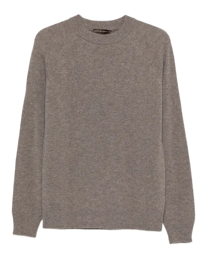 Filippo de Laurentiis long-sleeve ribbed sweater - Grau Grau