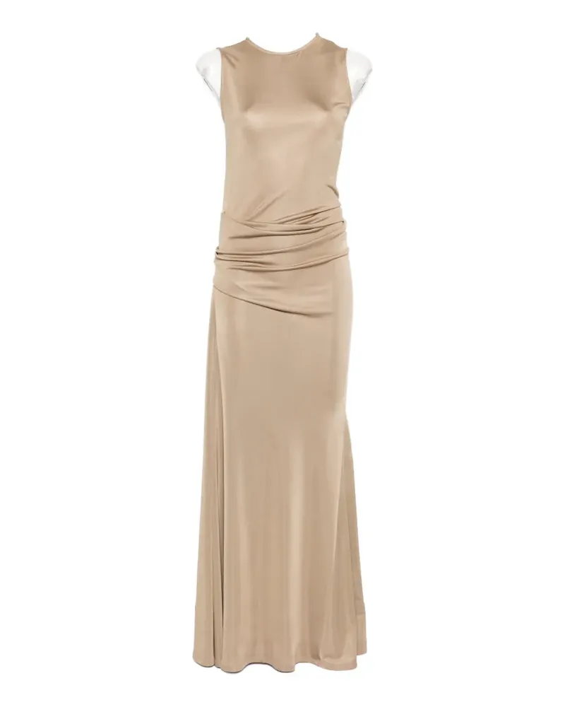 TOVE Lelani ruched dress - Nude Nude