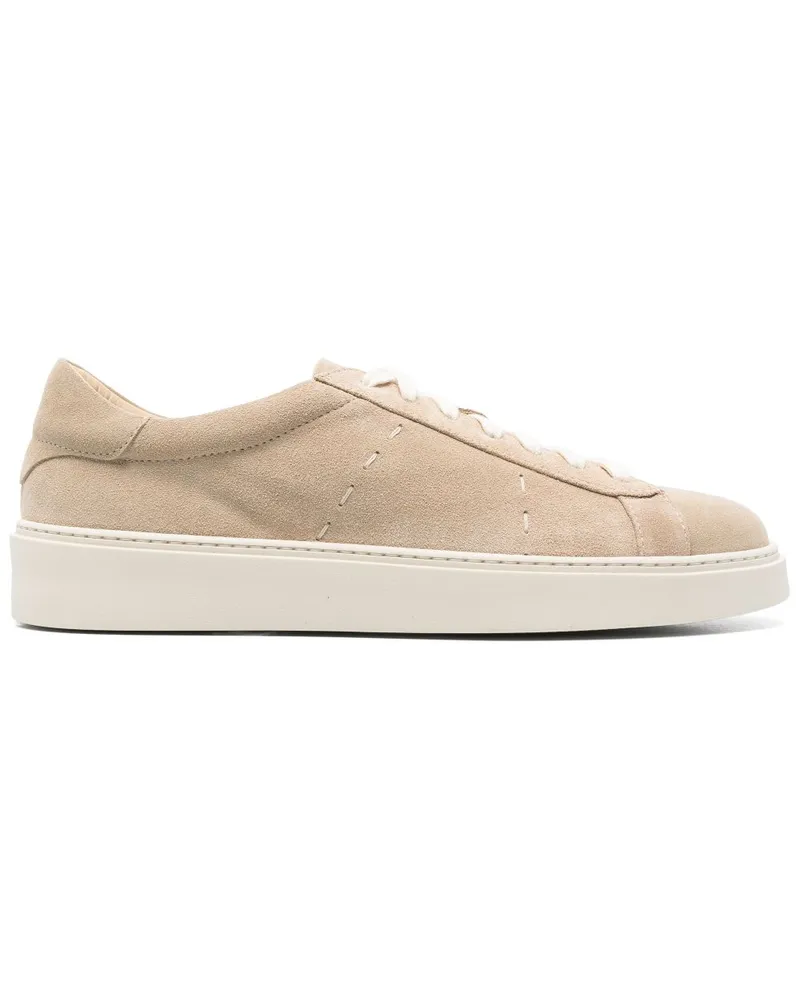 Eleventy Sneakers aus Wildleder - Nude Nude