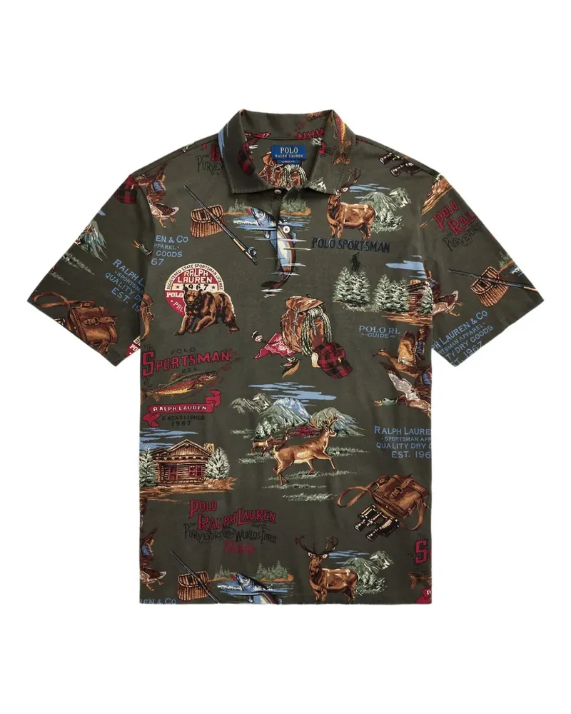 Ralph Lauren Poloshirt mit Print - Grün Grün
