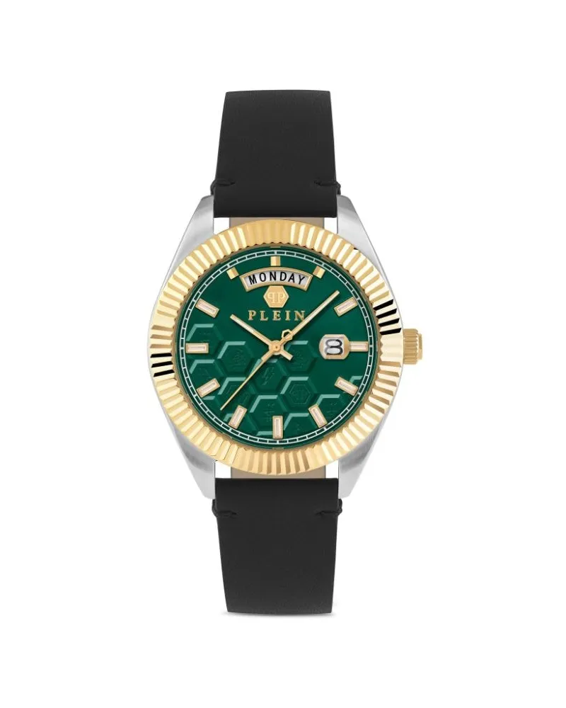 Philipp Plein Date Superlative Gent 42mm - Grün Grün