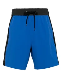 James Perse Ripstop-Badeshorts mit Stretch Blau