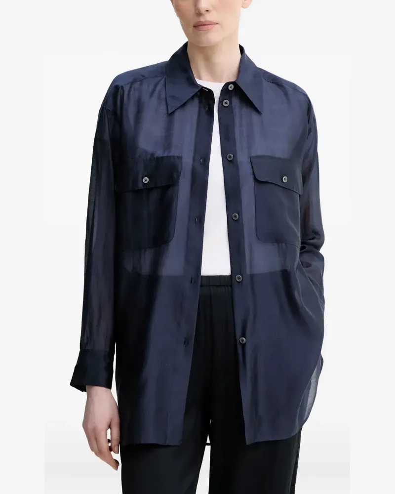 Marc O'Polo Langärmeliges Hemd - Blau Blau