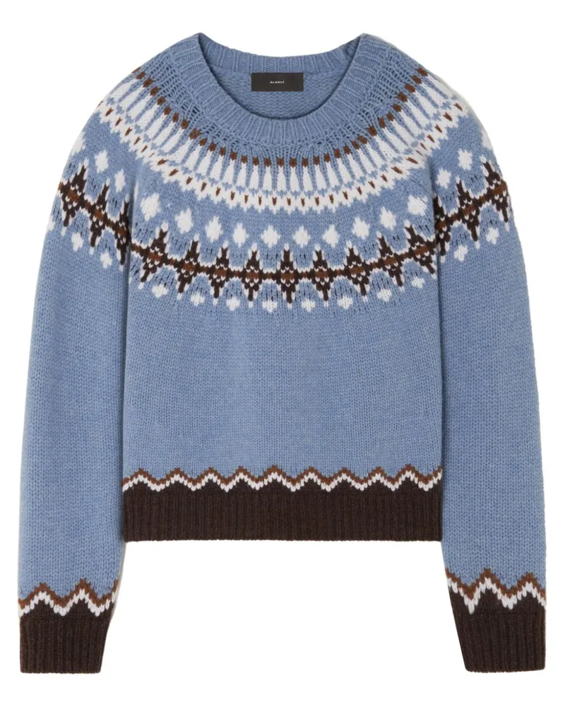Alanui Sweet Winter Schurwollpullover - Blau Blau