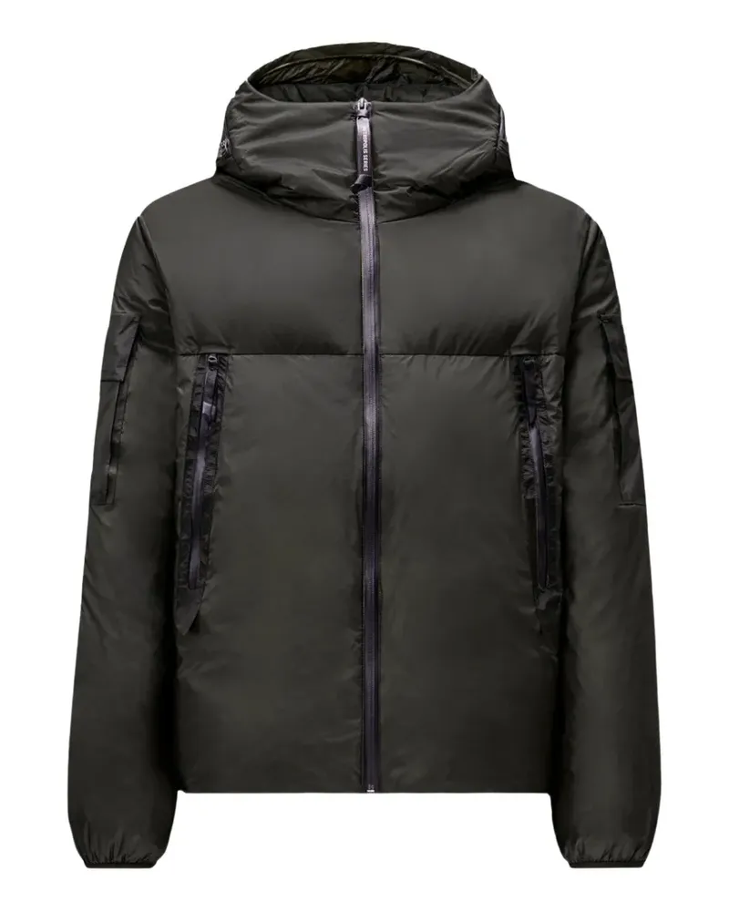 C.P. Company Gefütterte Jacke mit Logo - Grün Grün