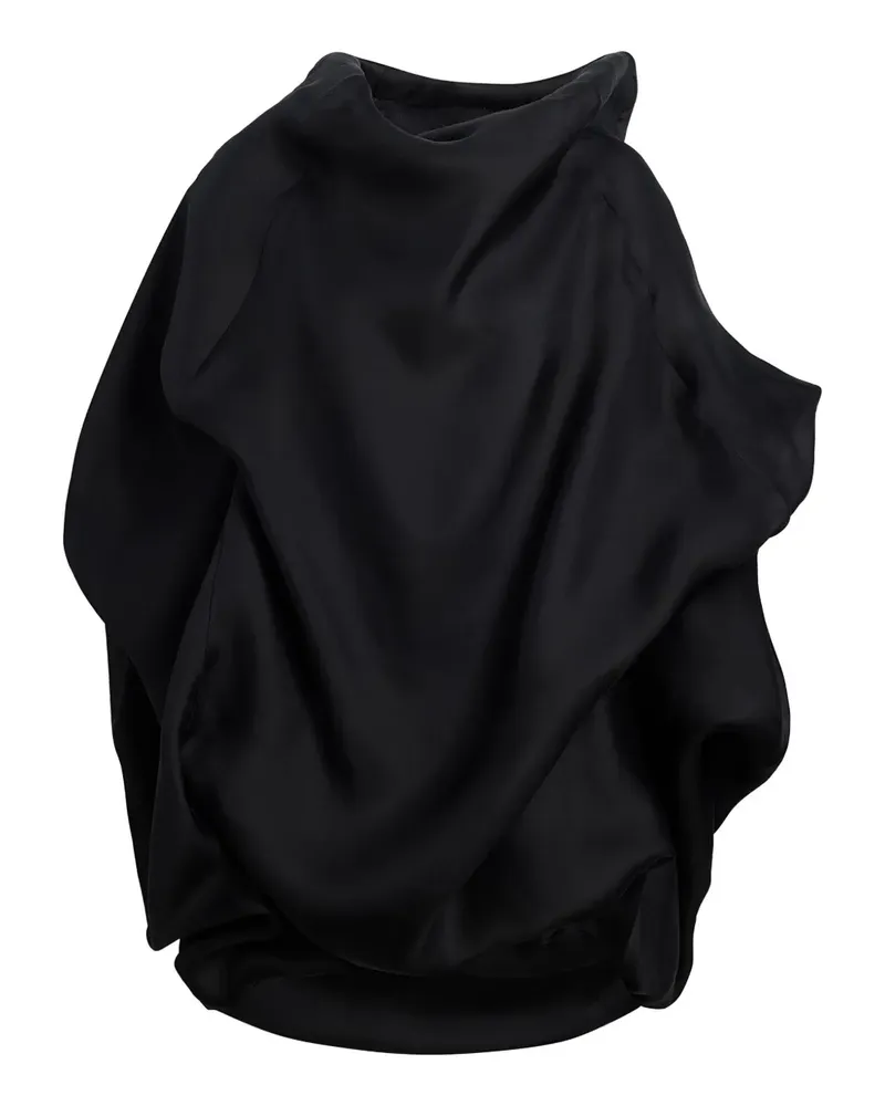 KHAITE Drapiertes Oberteil - Schwarz Schwarz