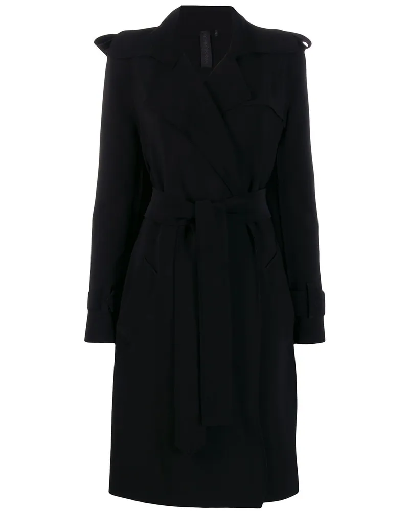 Norma Kamali Trenchcoat Schwarz