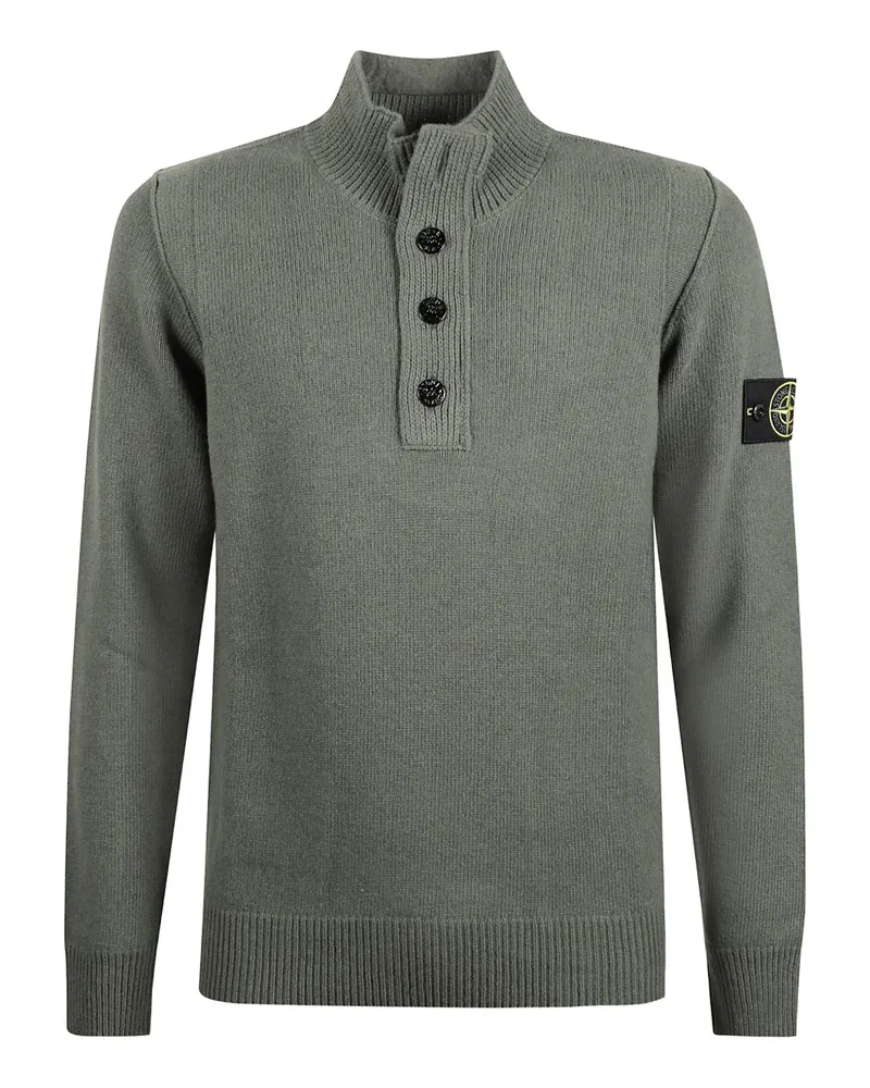 Stone Island Langärmeliger Pullover - Grün Grün
