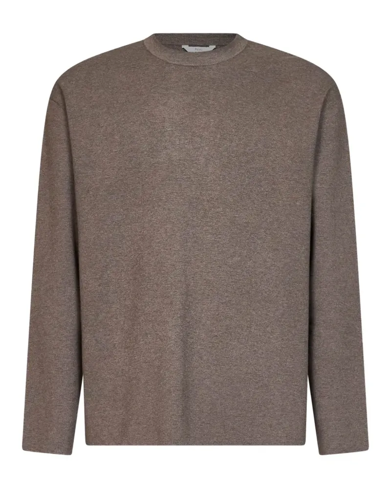 Hevò Fiumara Pullover mit rundem Ausschnitt - Braun Braun