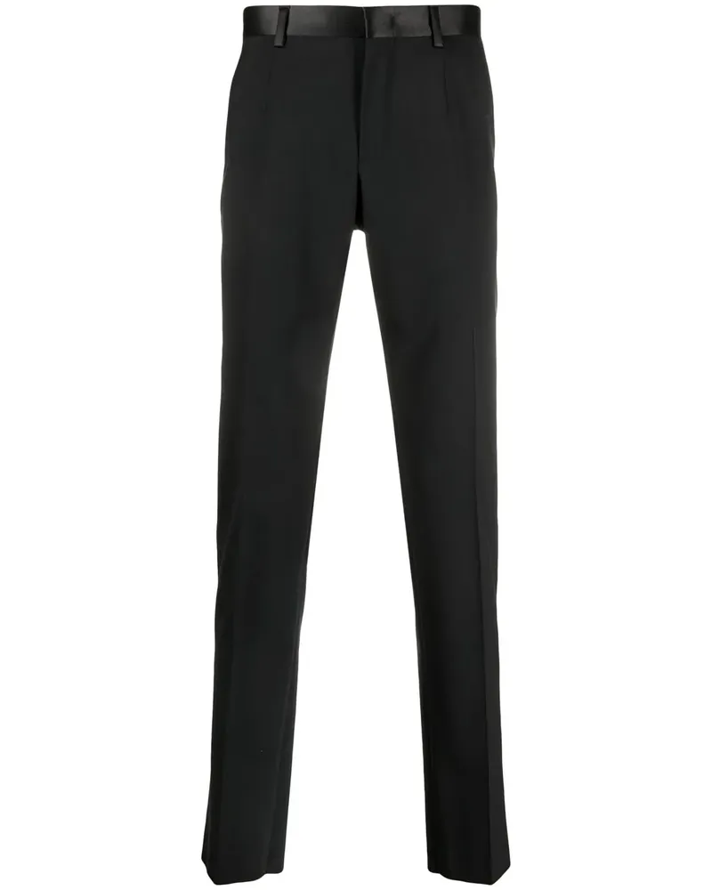 Philipp Plein Klassische Slim-Fit-Hose - Schwarz Schwarz