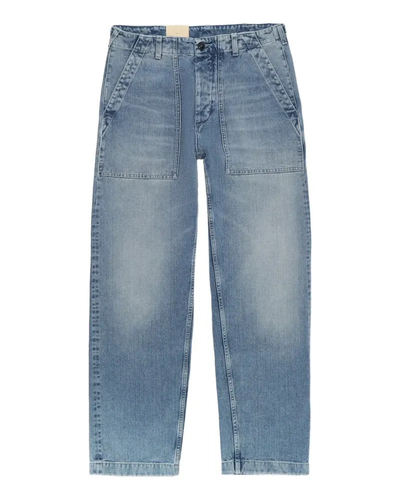 Fortela Newfatigue patch-pocket jeans - Blau Blau