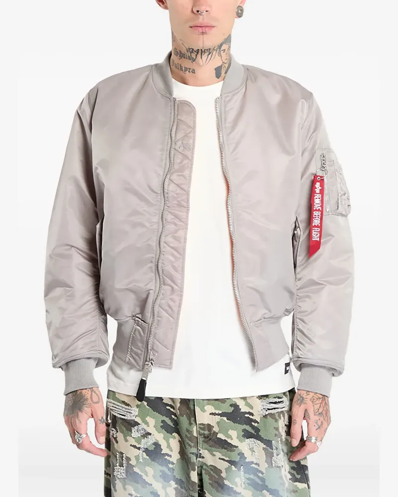 Alpha Industries Heritage zip jacket - Grau Grau