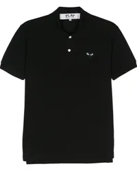 Comme des Garçons T-Shirt mit Logo-Applikation Schwarz