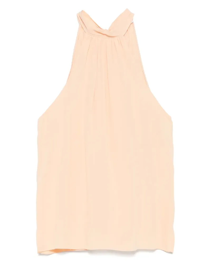 Patrizia Pepe Top mit Neckholder - Orange Orange