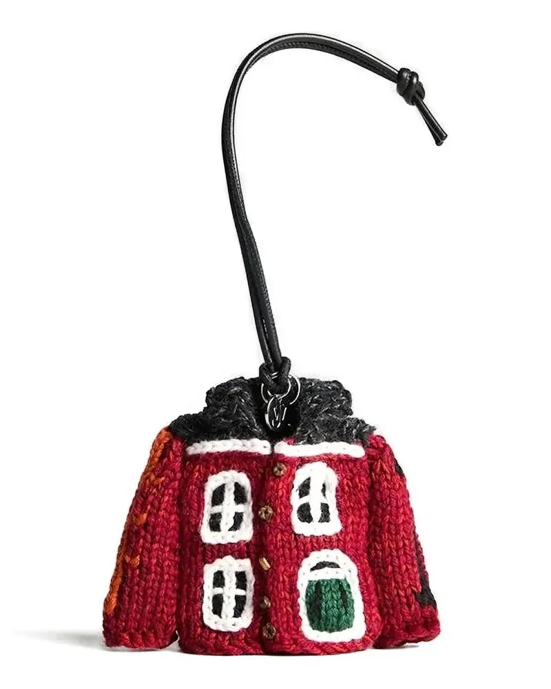 J.W.Anderson Gestrickter Hausanhänger - Rot Rot