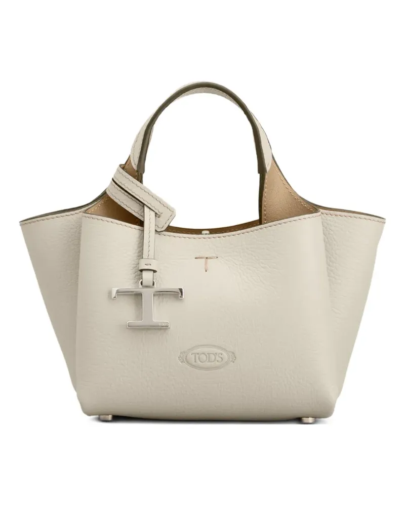 TOD'S Mini-Tasche aus Leder - Weiß Weiß