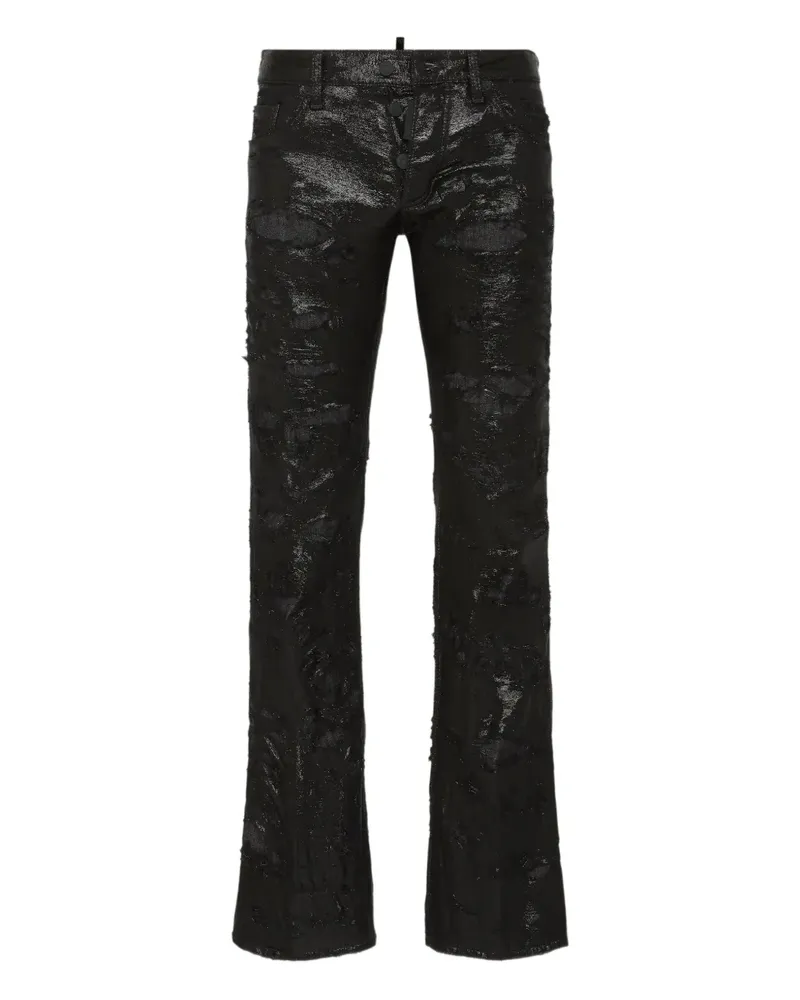 Dsquared2 Disco Wash Sharpei Bootcut-Jeans - Schwarz Schwarz