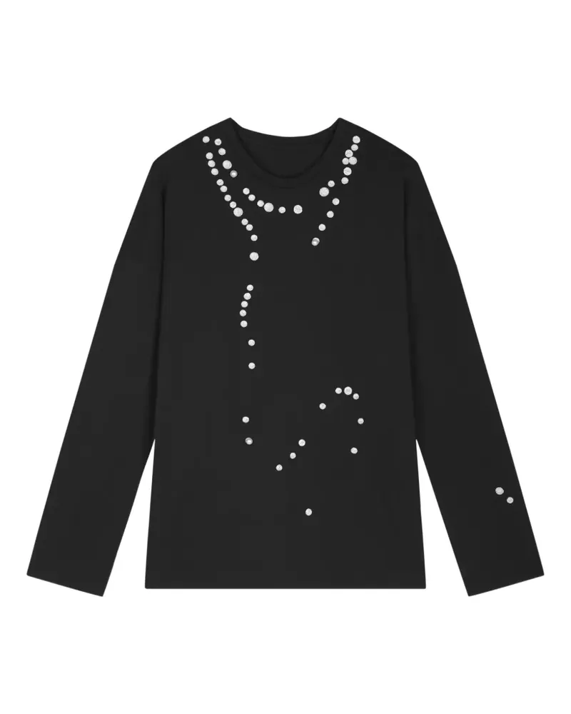 JNBY Verzierte Bluse - Schwarz Schwarz