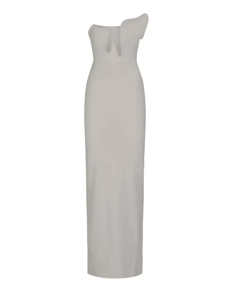 Christopher Esber Salacia strapless dress - Grau Grau