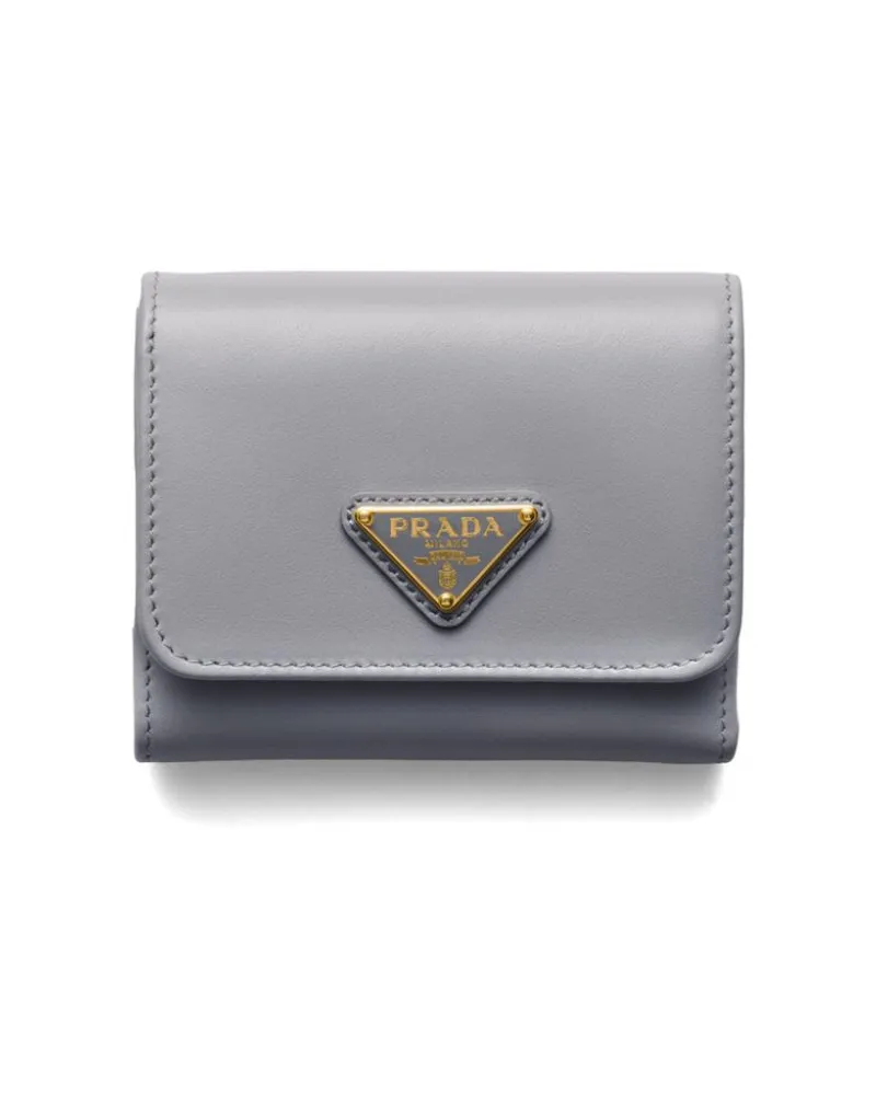 Prada Kleines Portemonnaie - Grau Grau