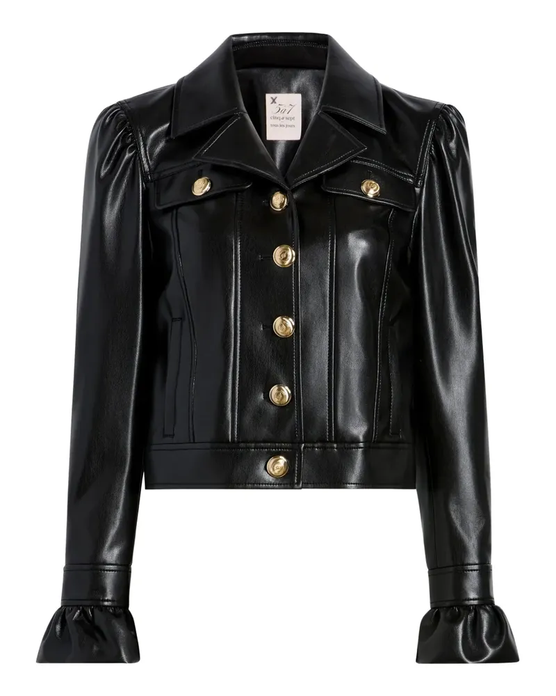 Cinq à Sept Schmale Deryn Jacke - Schwarz Schwarz