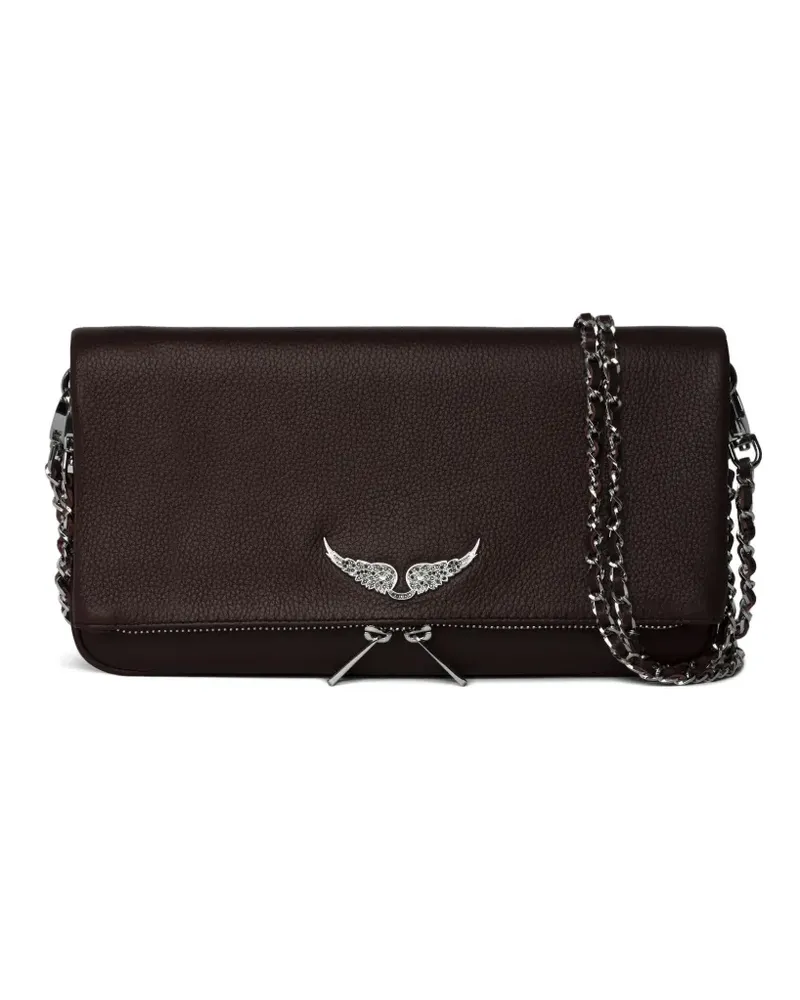Zadig & Voltaire Rock' Clutch - Braun Braun
