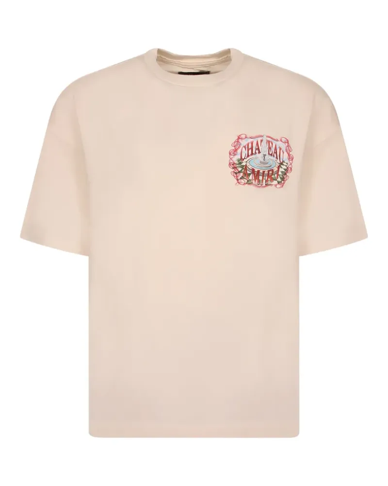 Amiri graphic-print T-shirt - Nude Nude