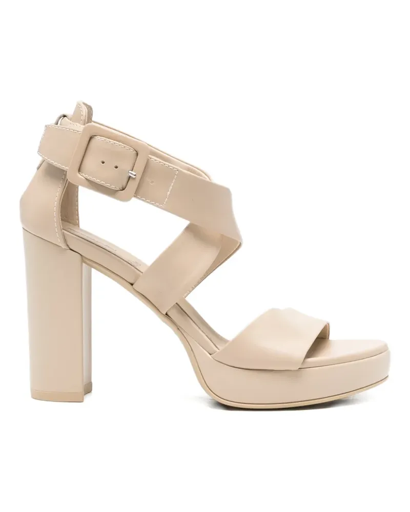 Nero Gardini buckle-fastening crossover-strap sandals - Nude Nude