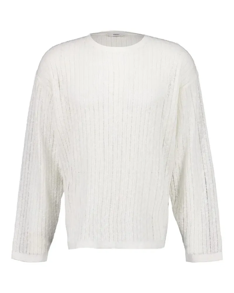 COMMAS Pullover in Pointelle-Strick - Weiß Weiß