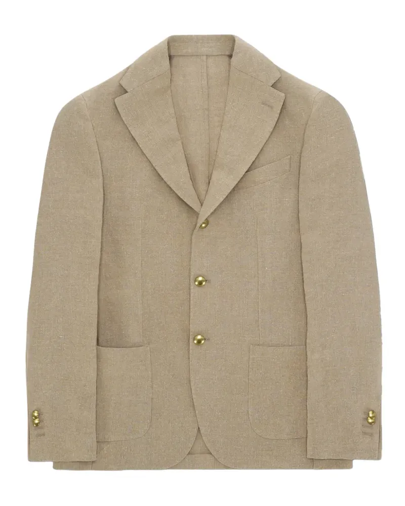 Fortela Mag patch-pocket blazer - Nude Nude