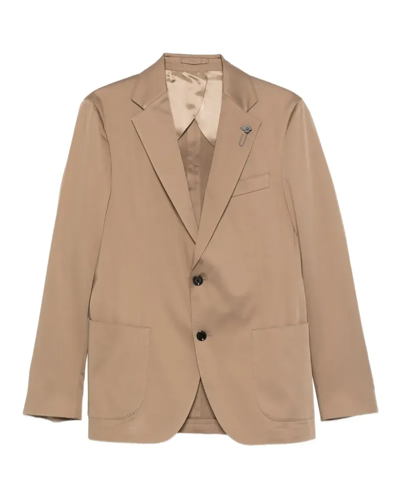 LARDINI button-up blazer - Braun Braun
