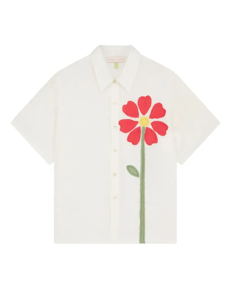 Mira Mikati Hemd mit Stickerei - Weiß Weiß