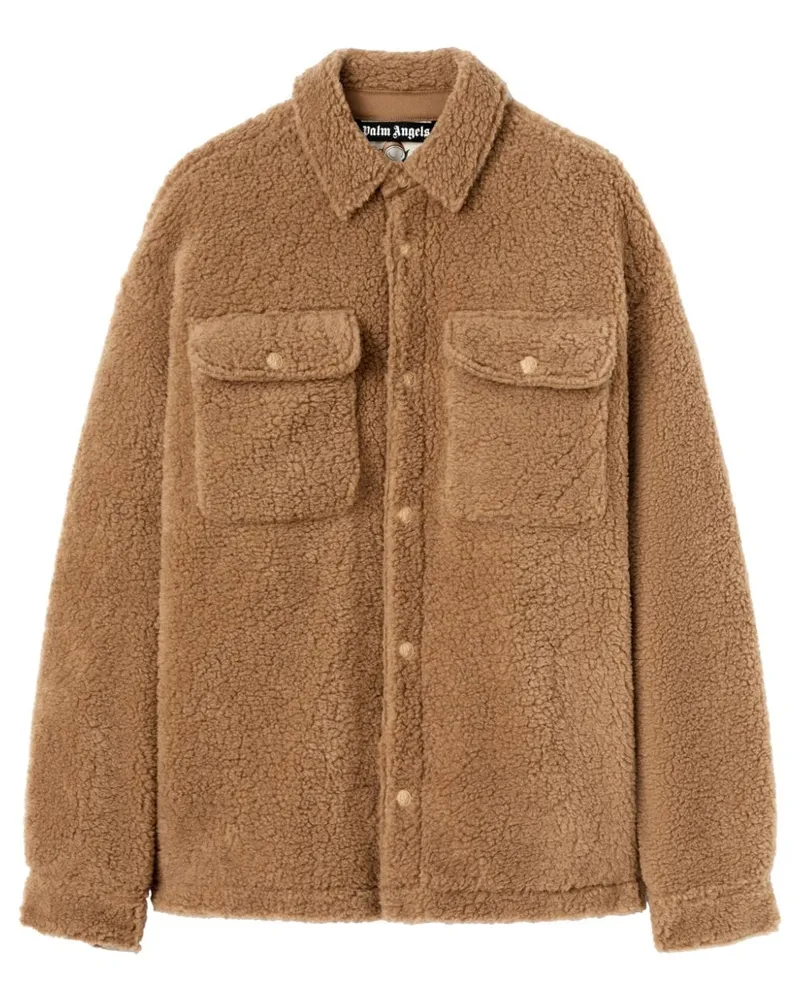 Palm Angels Bear in Mind Hemdjacke - Braun Braun
