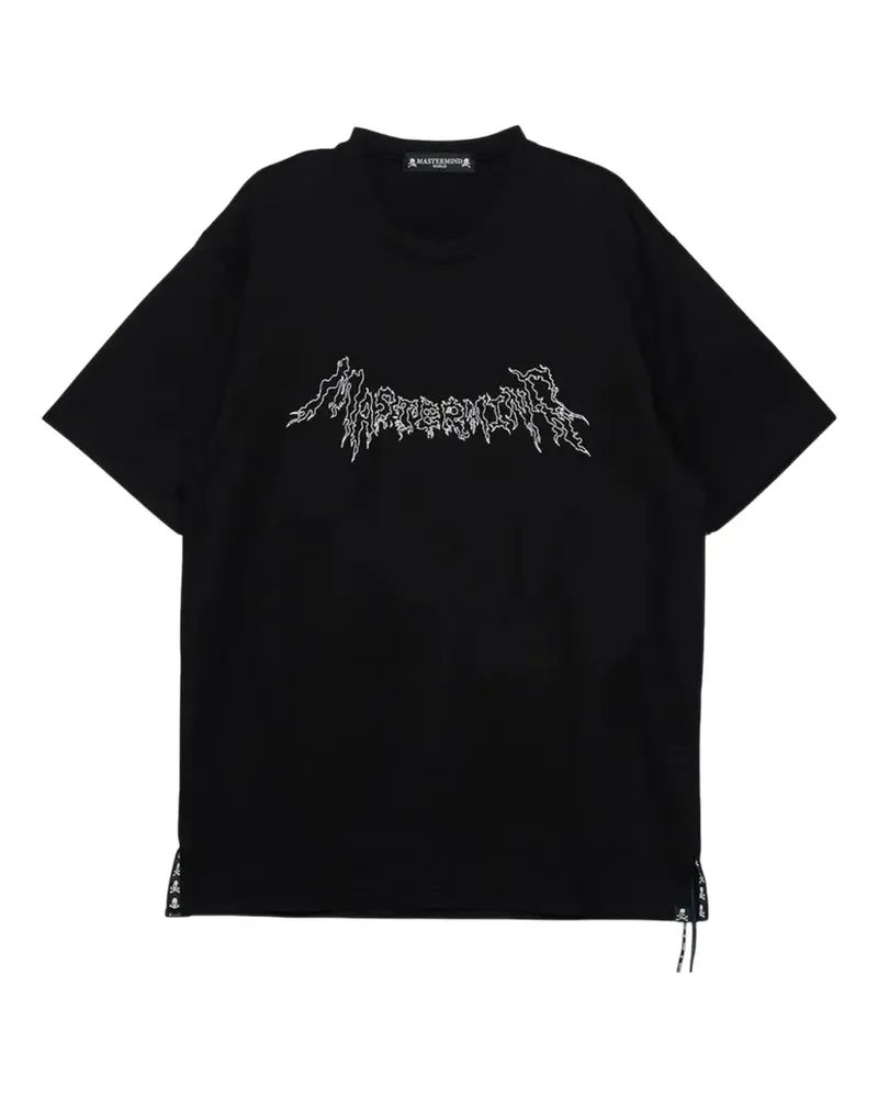 Mastermind Japan T-Shirt mit Glasperlen - Schwarz Schwarz