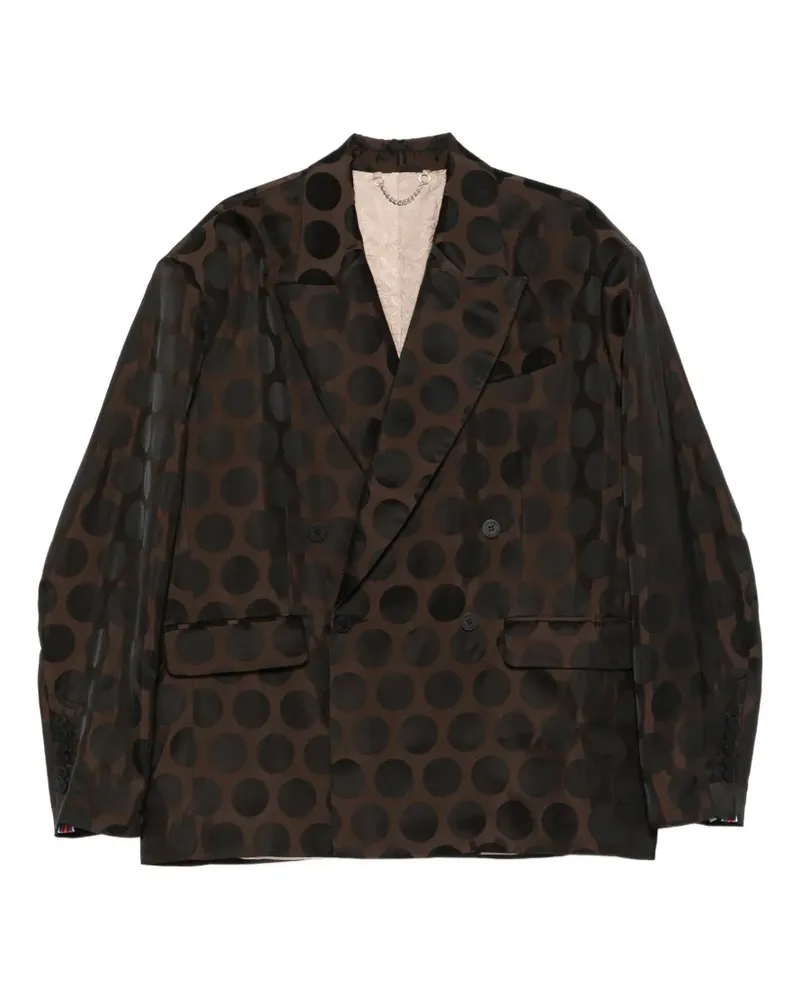 Charles Jeffrey Loverboy Edinburgh polka-dot jacket - Braun Braun
