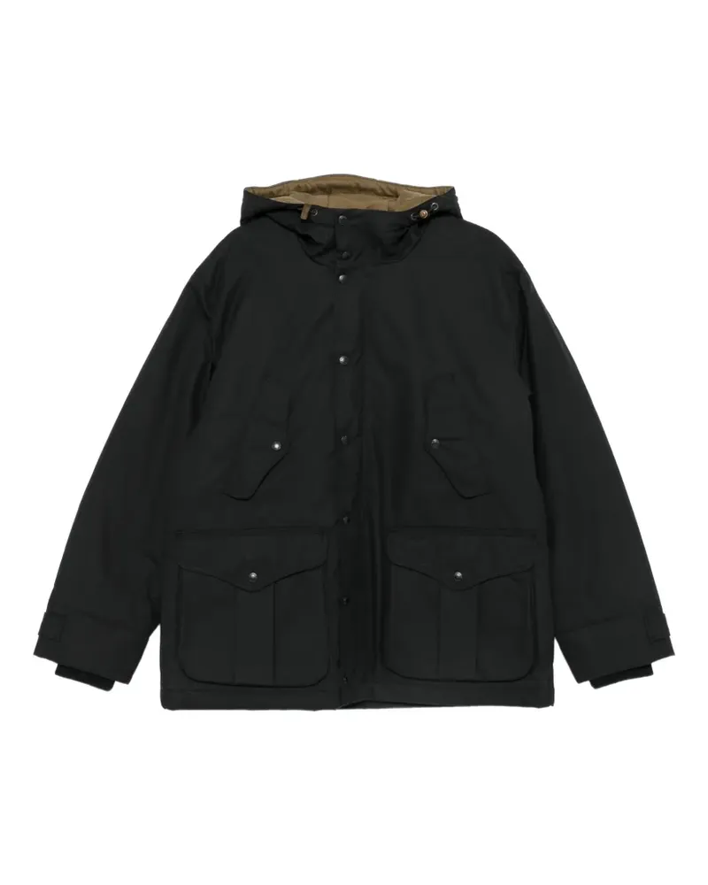 Filson Gewachste Mountain Parka - Schwarz Schwarz