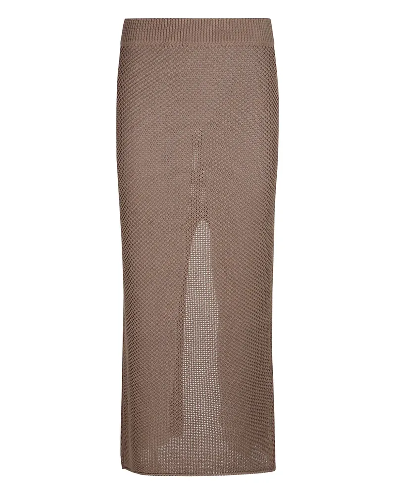 Canessa knit centre-split skirt - Braun Braun