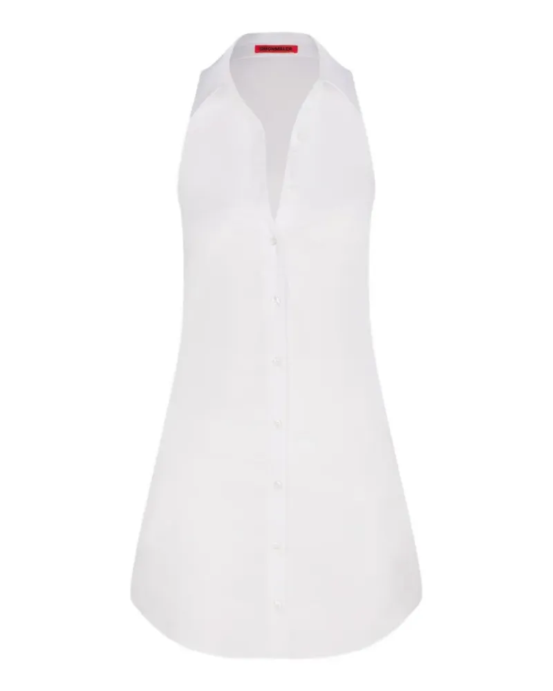 Simon Miller Loch collared sleeveless mini dress - Weiß Weiß
