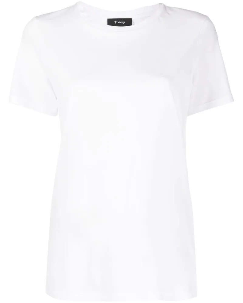 Theory Easy Pima T-Shirt - Weiß Weiß