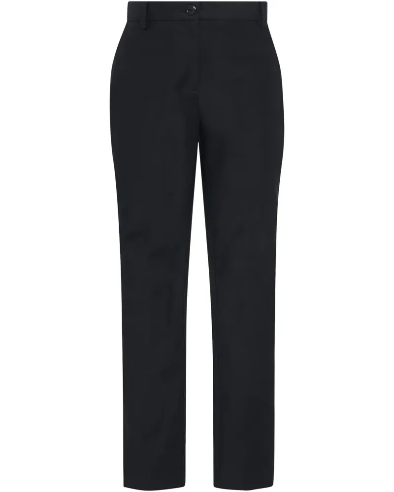 Rosetta Getty Schmale Cropped-Hose - Schwarz Schwarz