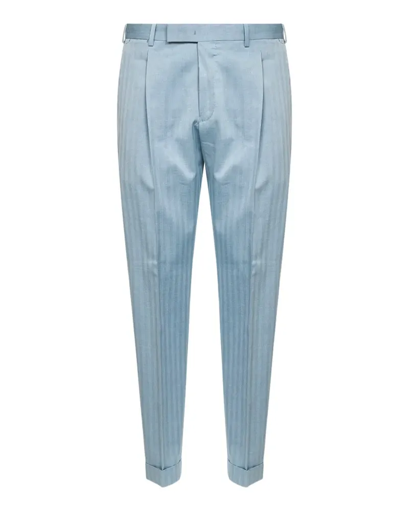PT TORINO pleated trousers - Blau Blau