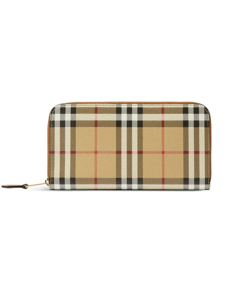 Burberry Portemonnaie mit Reißverschluss - Braun Braun