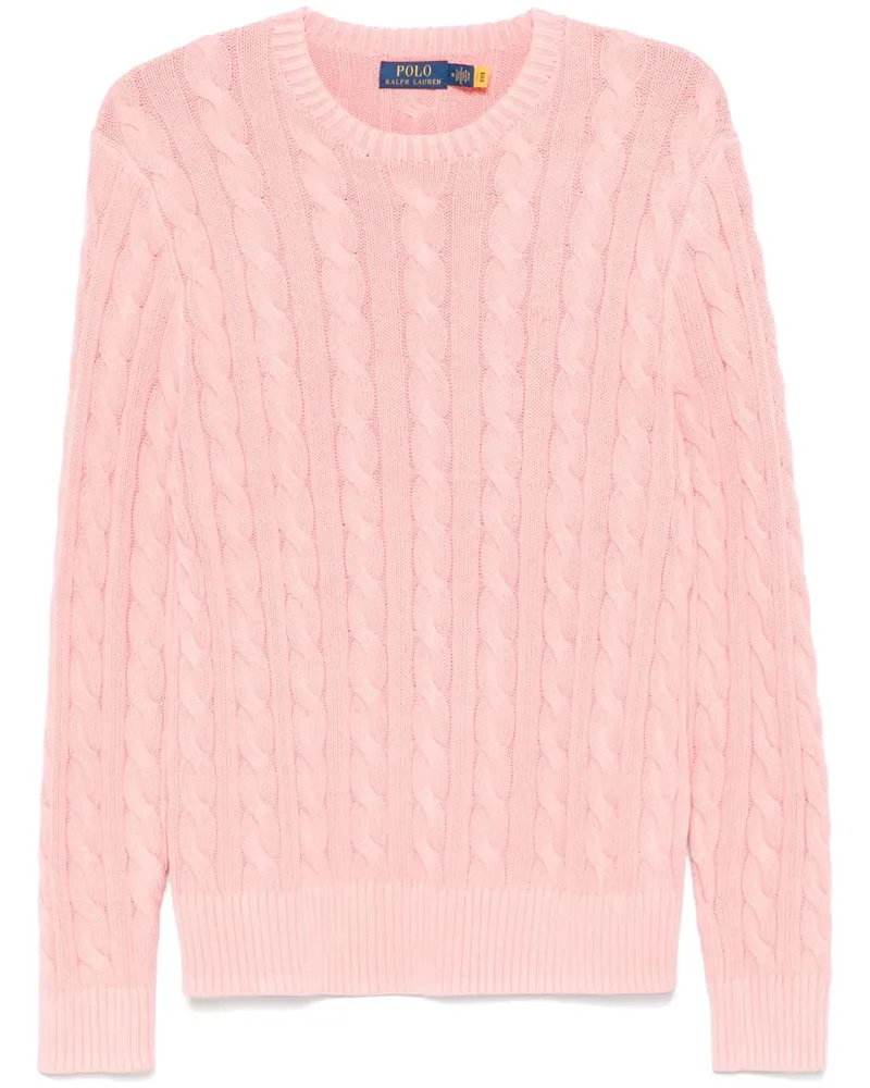 Ralph Lauren Pullover mit Zopfmuster - Rosa Rosa