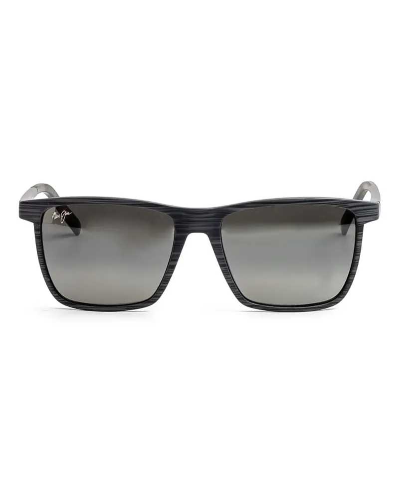 Maui Jim Sonnenbrille mit eckigem Gestell - Grau Grau