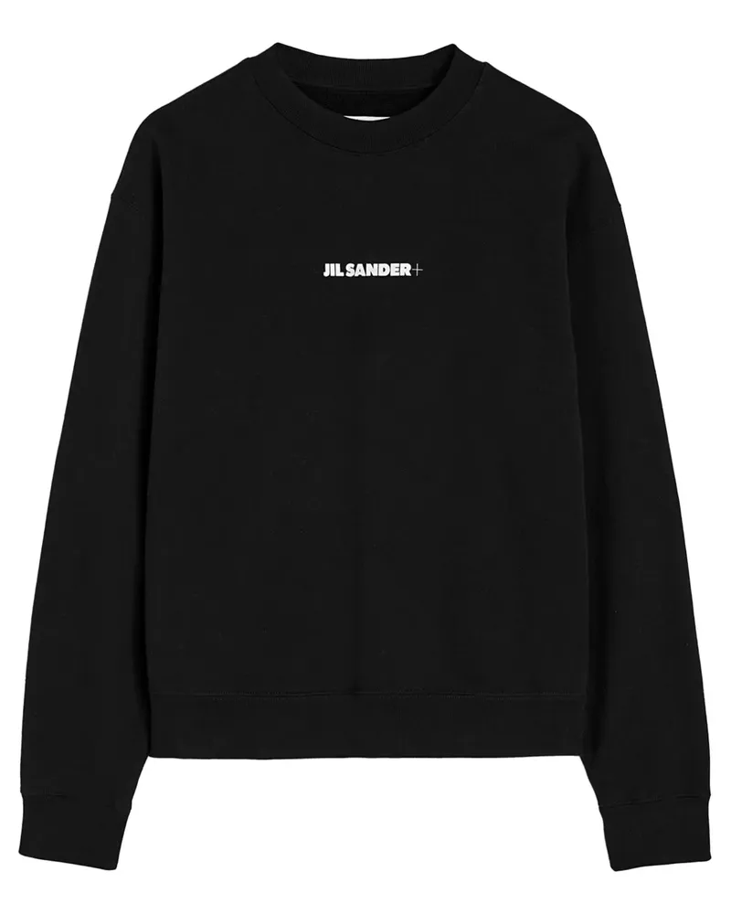 Jil Sander Sweatshirt mit Logo-Print - Schwarz Schwarz