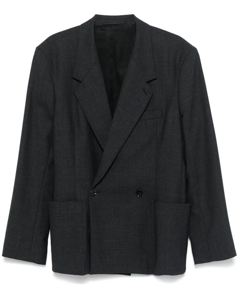 Christophe Lemaire Doppelreihiger Blazer - Blau Blau