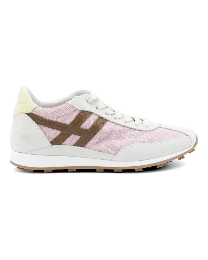 Hogan Sneakers mit H-Applikation - Weiß Weiß