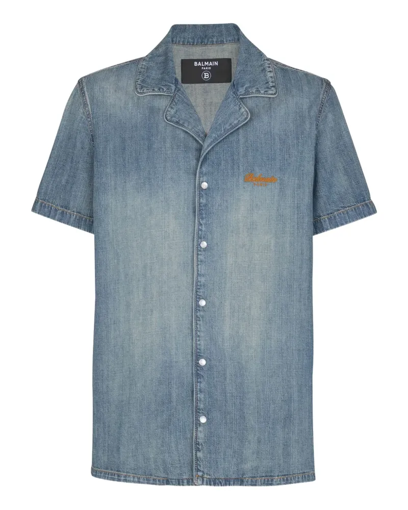 Balmain Ausgeblichenes Pyjama-Oberteil - Blau Blau