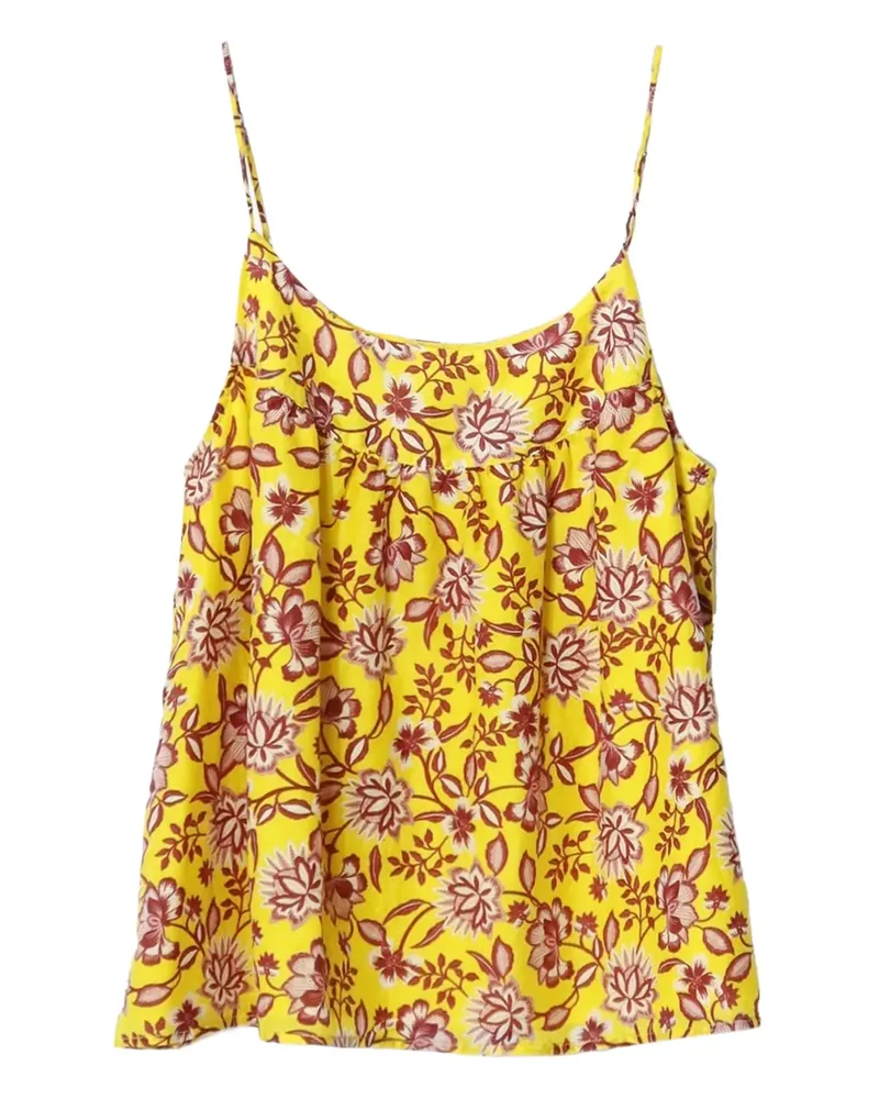 Xírena Mari floral-print strap top - Gelb Gelb