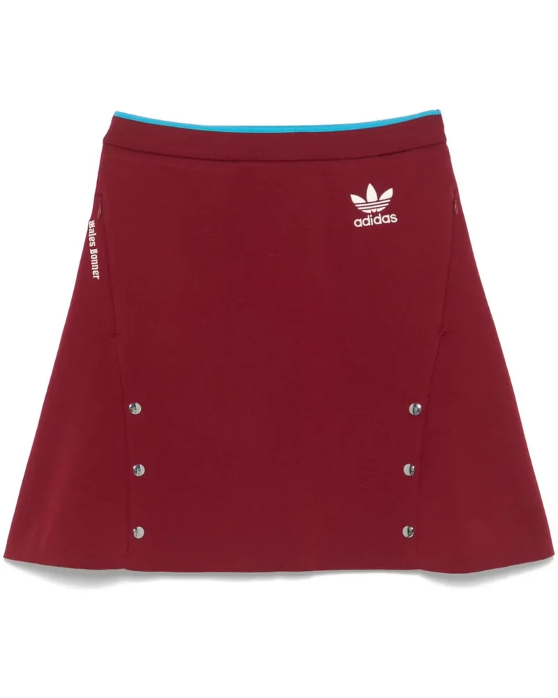 adidas x Wales Bonner gestrickter Midirock - Rot Rot